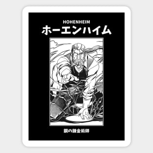 Hohenheim Full Metal Alchemist Magnet